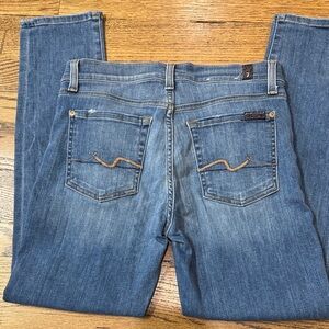 7 For All Mankind Slim Fit Blue Jeans